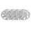4 Pcs 14 Inch Wheel Hub Cap Universal Fit Silvery 7