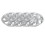 4 Pcs 14 Inch Wheel Hub Cap Universal Fit Silvery 2