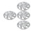 4 Pcs 14 Inch Wheel Hub Cap Universal Fit Silvery 5