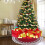 (122CM) Christmas Tree Base Decorations 90cm 122cm Knitted Christmas Tree Skirt 4
