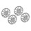 4PCS 14in Wheel Hub Cap Full Protection Exquisite 6