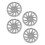 4PCS 14in Wheel Hub Cap Full Protection Exquisite 2
