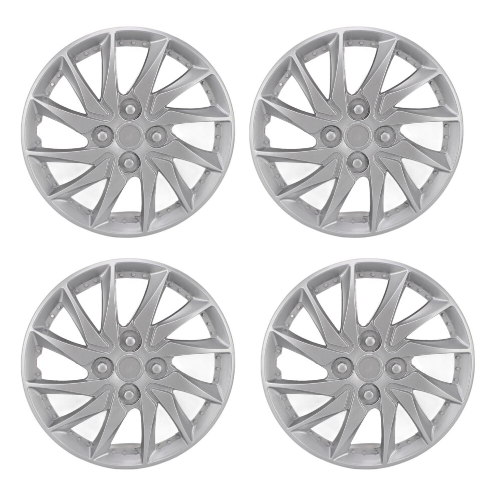 4Pcs 14In Wheel Hub Cap Full Protection Exquisite 9121376742903