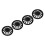 4Pcs Wheels Rim Cover 13 Inch Stylish Durable 9