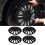 4Pcs Wheels Rim Cover 13 Inch Stylish Durable 10