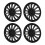 4Pcs Wheels Rim Cover 13 Inch Stylish Durable 3