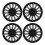 4Pcs Wheels Rim Cover 13 Inch Stylish Durable 1