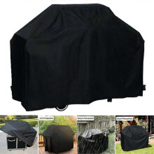 (190 x 71 x 117 cm) MIMIGO Bbq Gas Grill Cover Waterproof Sun Protection Barbeque Outdoor Black