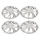 4PCS 15in Wheel Hubcap Snap On Full Protection 9