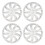 4PCS 15in Wheel Hubcap Snap On Full Protection 1