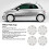 4PCS 15in Wheel Hubcap Silver Sporty Strong 14