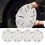 4PCS 15in Wheel Hubcap Silver Sporty Strong 11