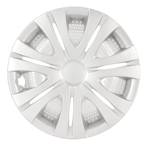 4PCS 15in Wheel Hubcap Silver Sporty Strong 2