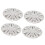 4PCS 15in Wheel Hubcap Silver Sporty Strong 5