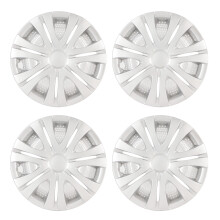 4PCS 15in Wheel Hubcap Silver Sporty Strong