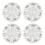 4PCS 15in Wheel Hubcap Silver Sporty Strong 1
