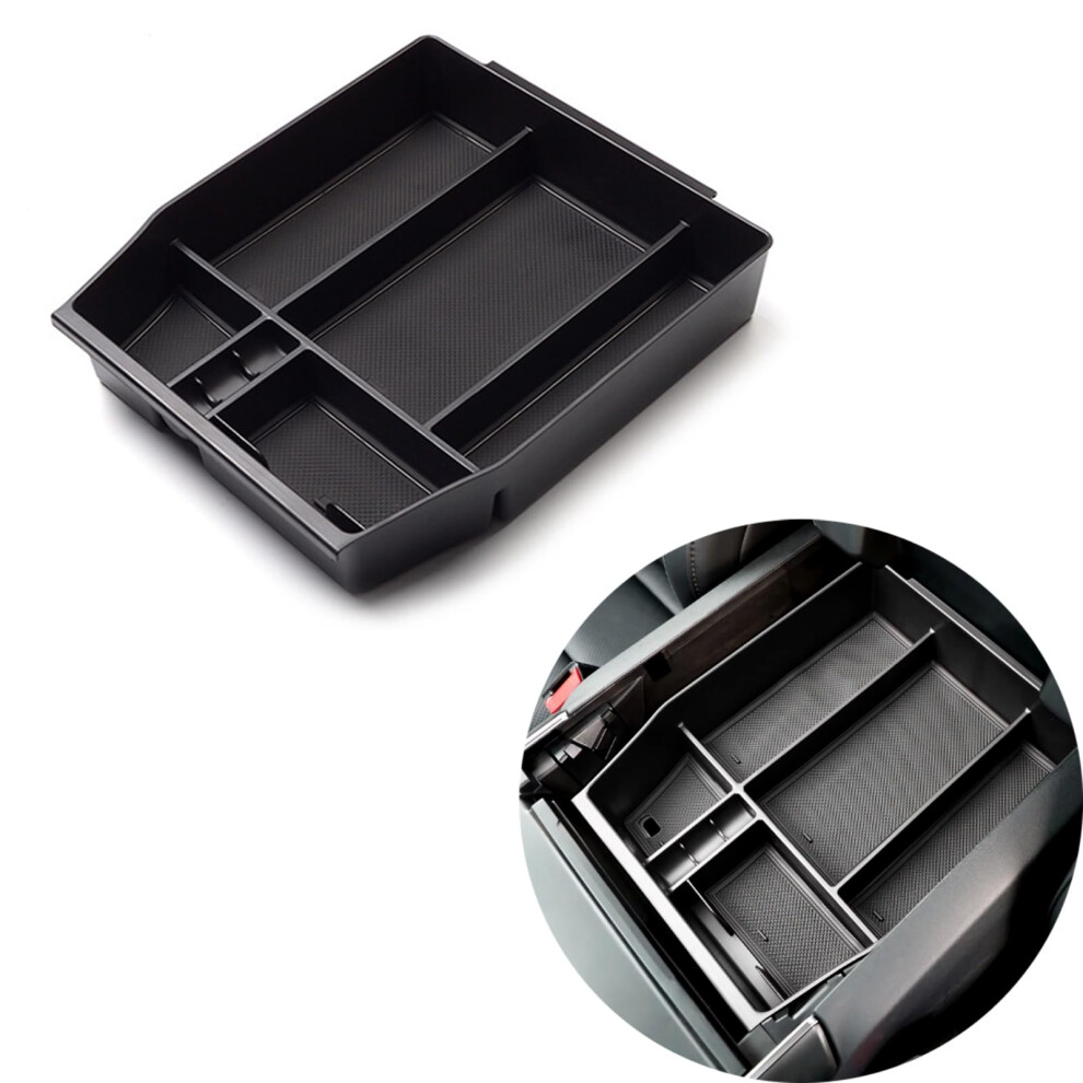 For Ford F150 Center Console Organizer Tray Interior Insert Storage Box, 1Set Cream 477169064455