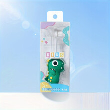 (Green 3 Pack) Dinosaur Toothbrush - Gentle Soft Bristle, Easy to Clean, Fun Cartoon Design, Suitable for Little Ones Aged 3-6 Years