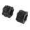 1 Pair Barbell Bar Clamps ABS Plastic Quick 7