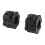 1 Pair Barbell Bar Clamps ABS Plastic Quick 6
