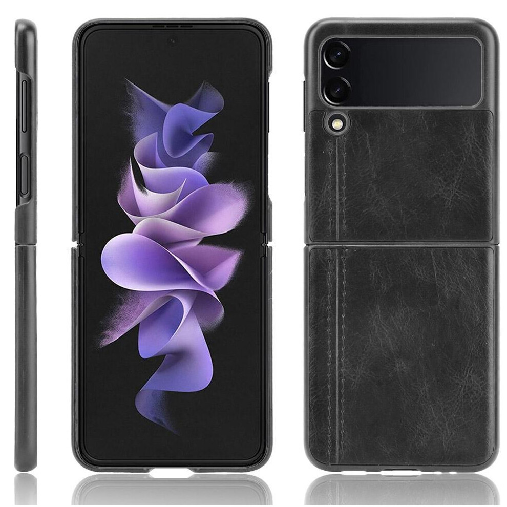 (Black) Lightweight Case For Samsung Galaxy Z Flip3 5G Shockproof Slim Classic Contracted Design Lightweigh Black 764563079568
