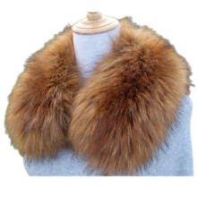 (55CM, COLOR 20) Faux Fur Collar Scarf for Women Neck Warmer Scarf Wrap