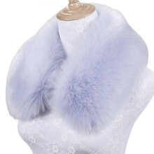 (50CM, COLOR 7) Faux Fur Collar Scarf for Women Neck Warmer Scarf Wrap