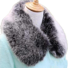 (50CM, COLOR 2) Faux Fur Collar Scarf for Women Neck Warmer Scarf Wrap