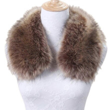(50CM, COLOR 14) Faux Fur Collar Scarf for Women Neck Warmer Scarf Wrap