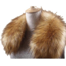 (60CM, COLOR 17) Faux Fur Collar Scarf for Women Neck Warmer Scarf Wrap