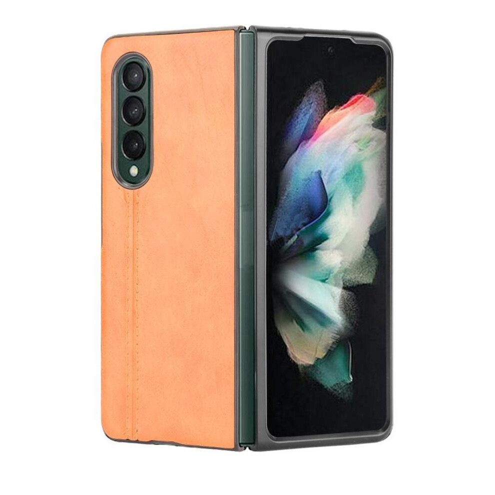 (Yellow) Lightweight Case For Samsung Galaxy Z Fold3 5G Contracted Design Classic Lightweigh Shockproof Slim Yellow 764563079667