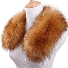 (60CM, COLOR 15) Faux Fur Collar Scarf for Women Neck Warmer Scarf Wrap