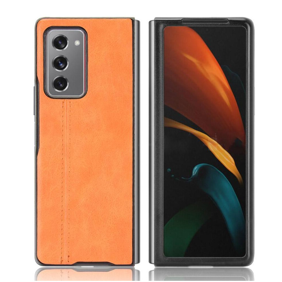 (Yellow) Lightweight Case For Samsung Galaxy Z Fold2 5G Lightweigh Contracted Design Shockproof Slim Classic Yellow 764563079704