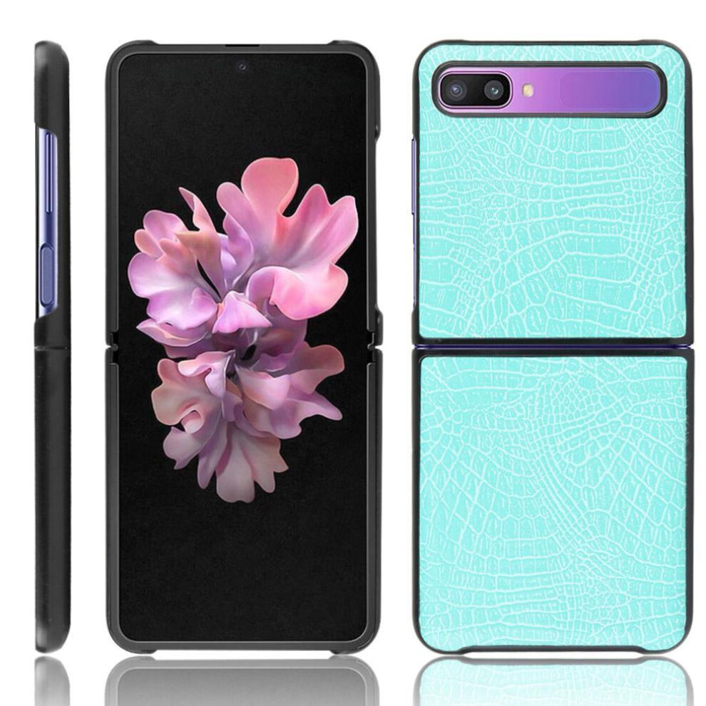 Photos - Case  Stylish Classic  for Samsung Galaxy Z Flip Anti Scratch Compatibility Classic Alligator Fashion Protective Cover(Green)
