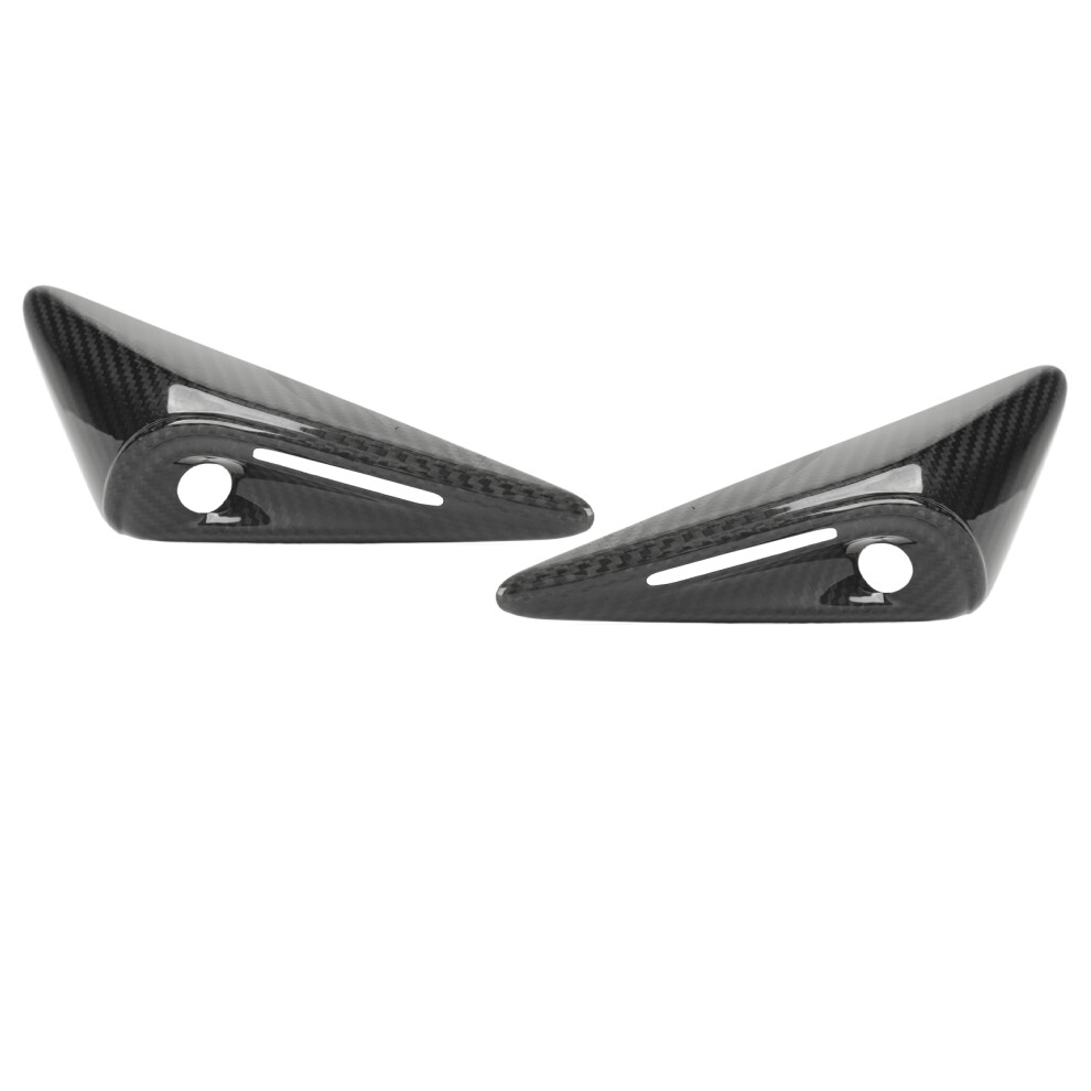 2Pcs Side Mudguard Camera Vent Cover Trim Carbon 9121376745348