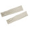 Outdoors Sun Protection Arm Sleeves White Nylon 1