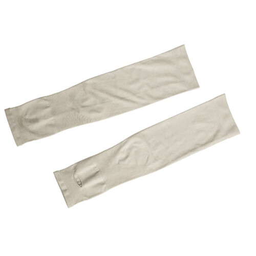 Outdoors Sun Protection Arm Sleeves White Nylon