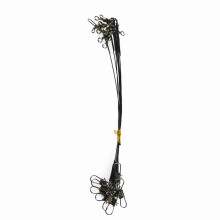 20pcs Steel Fishing Leaders 18cm+12cm Black/Green