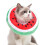 (L) Adjustable Cat Cone Collar Soft and Cute Cat Recovery Collar 2