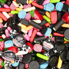 (2.5kg Sweet Jar) Liquorice Mix