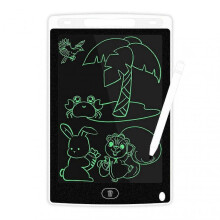 (White) LCD Writing Tablet for Kids Mini Blackboard Highlight Color Drawing Board for Children\'s Graffiti Painting