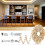 3m Battery LED Strip Lights with Remote Control, 90 LED Lights Strip Waterproof, 8 Modes, Dimmable, Timer, Self-Adhesive, Cuttable(Warm White) 5