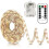 3m Battery LED Strip Lights with Remote Control, 90 LED Lights Strip Waterproof, 8 Modes, Dimmable, Timer, Self-Adhesive, Cuttable(Warm White) 1