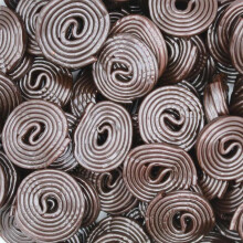 (550g Sweet Jar) Liquorice Wheels