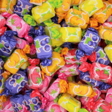 (1kg Sweet Pouch) Assorted Fruit Chews