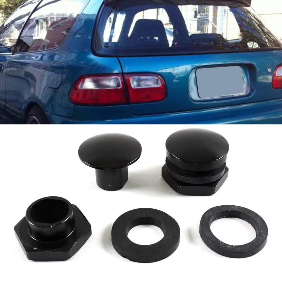 Rear Windshield Glass Strut Hardware Repair Kit Compatible With 19921995 Honda Civic Eg Hatchback / 19972001 Honda Crv 477169066299