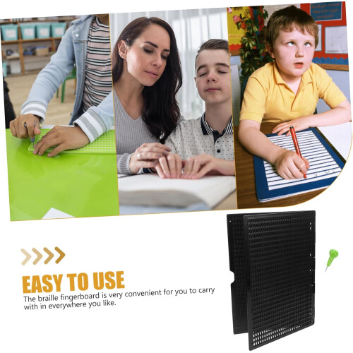 30Cell Braille Writing Pad for Blind 27line Learning Tool Braille Fingerboard Thickened Materials Blind Aid 2