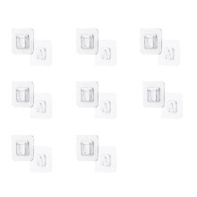 Double-sided Adhesive Wall Hooks Storage Tools Wall Mounted Hooks for Kitchen