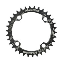 (Black) Bike Chainring 104mm BCD Modification Parts for Cycling Mountain Bike Riding Black