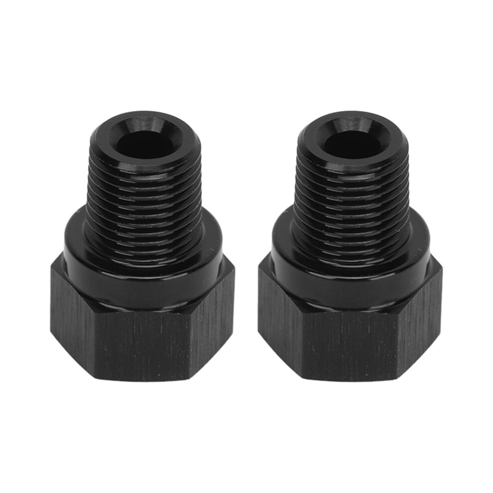 2Pcs 1/8In Npt Male To M10 X 1.0 Female Aluminum 9121376750908